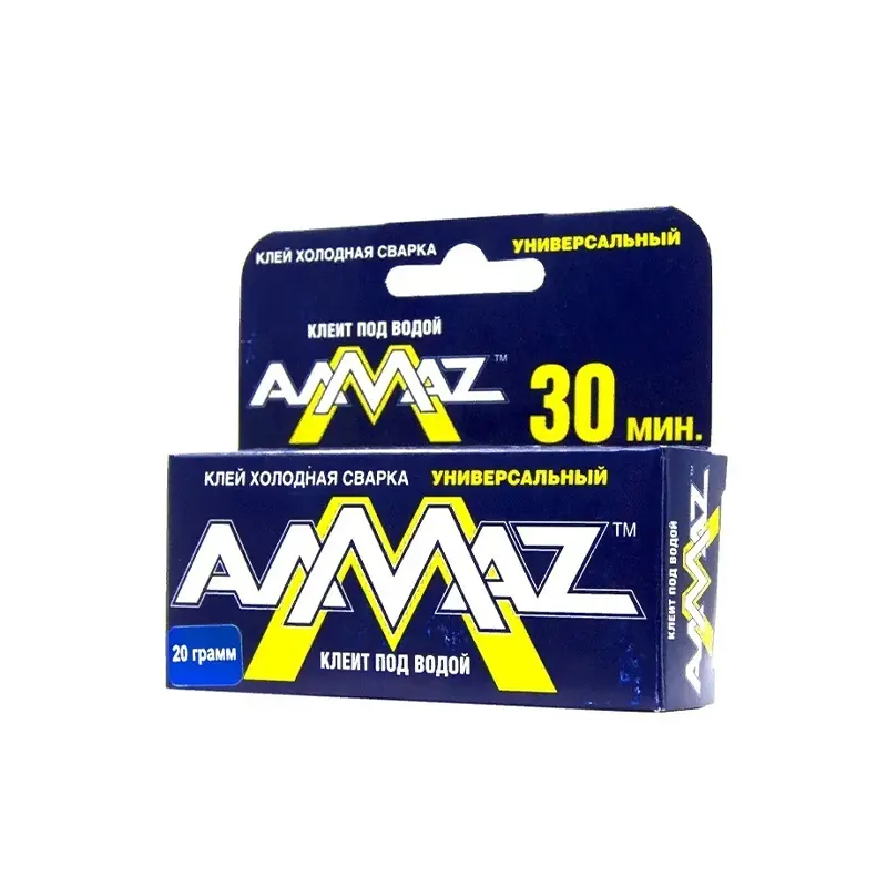 Клей-сварка Алмаз в упаковке