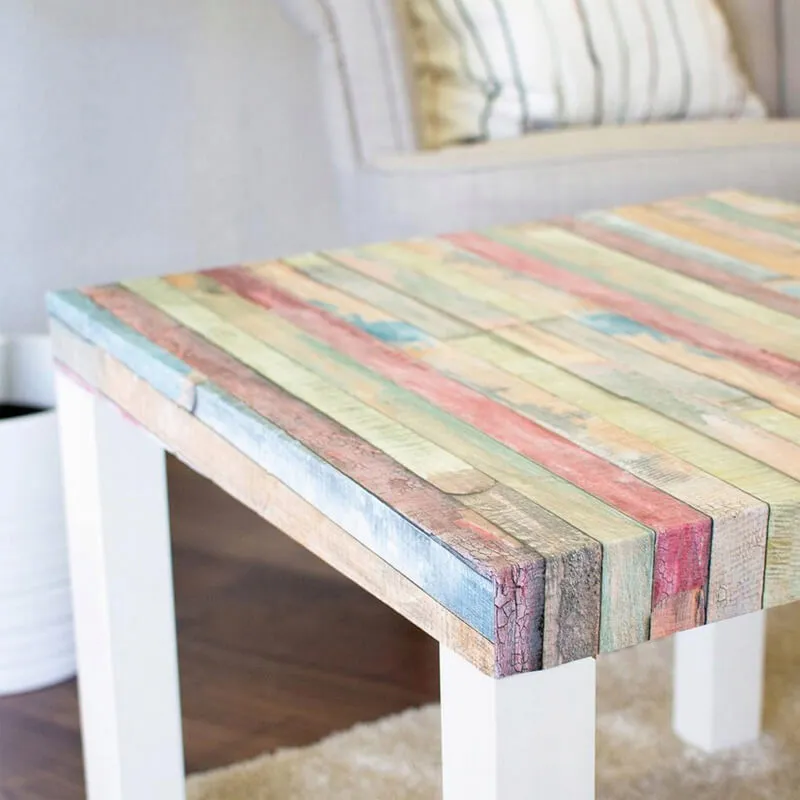 Плёнка "доски Рио" на журнальном столике