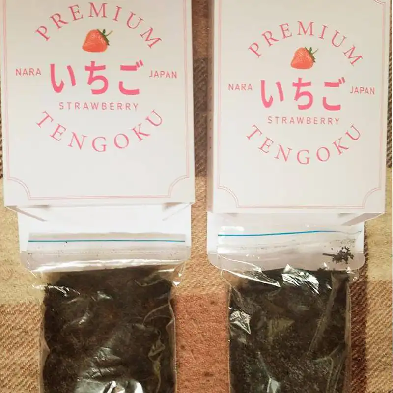 Две упаковки и два пакета с семенами и грунтом клубники Тэнгоку
