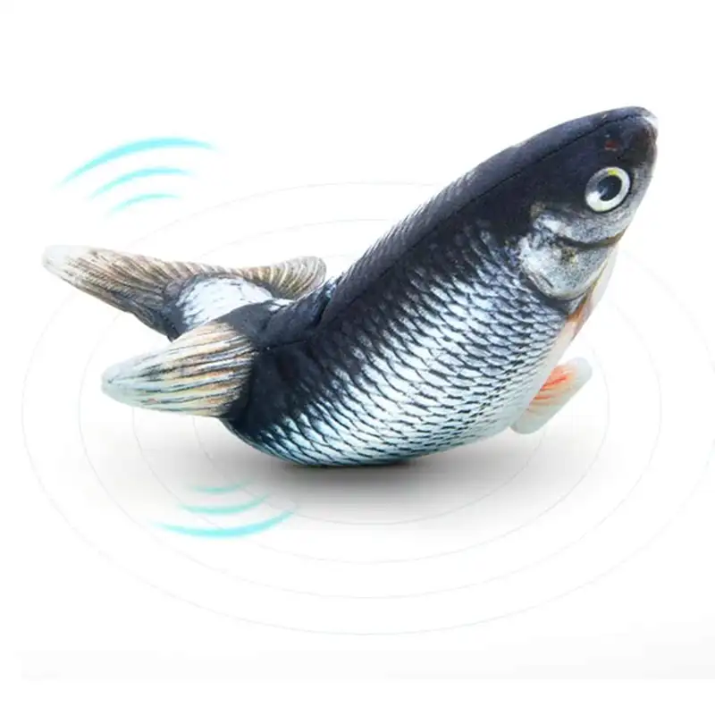 Интерактивная игрушка для кошек рыба Tiny Tuna бьёт хвостом