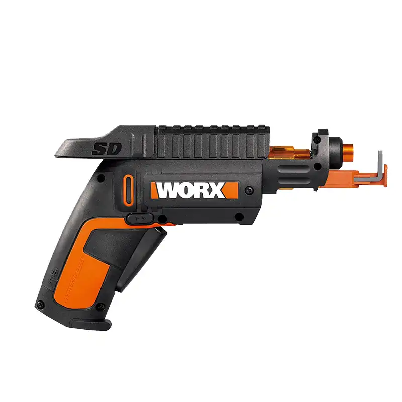 Аккумуляторный мини-шуруповёрт Worx вид сбоку
