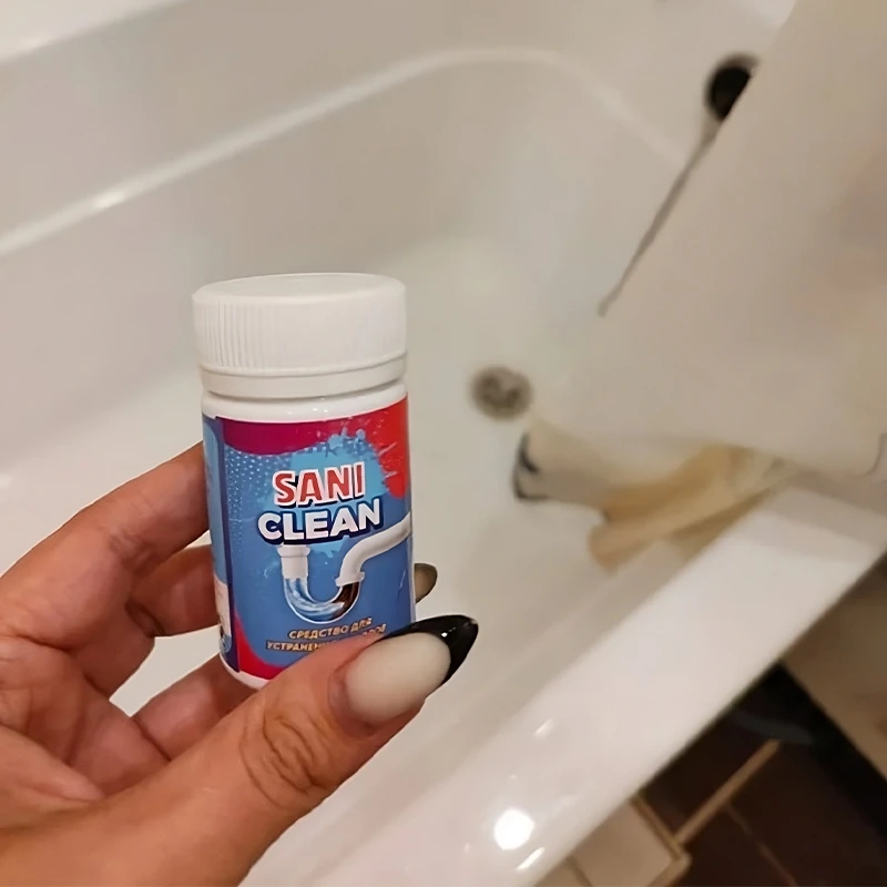 Средство от засоров в ванной SaniClean