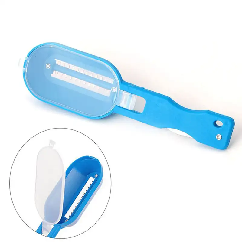 Отсек для сбора чешуи голубой рыбочистки