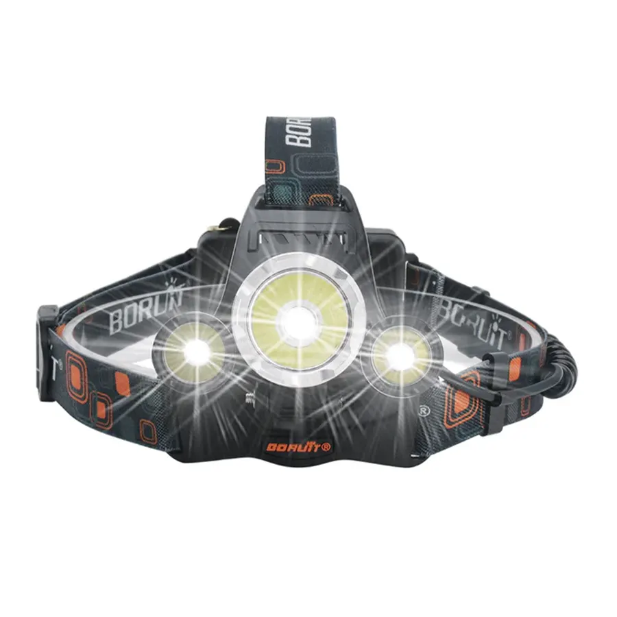 Мощный налобный светодиодный фонарь