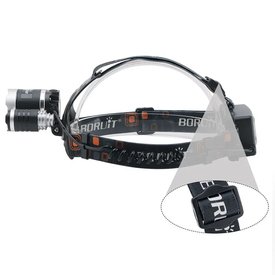 Регулировка длины налобного фонаря