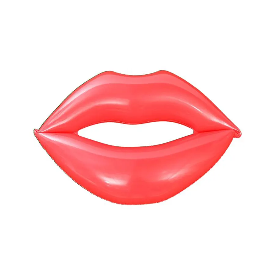 Красрные надувные губы для купания