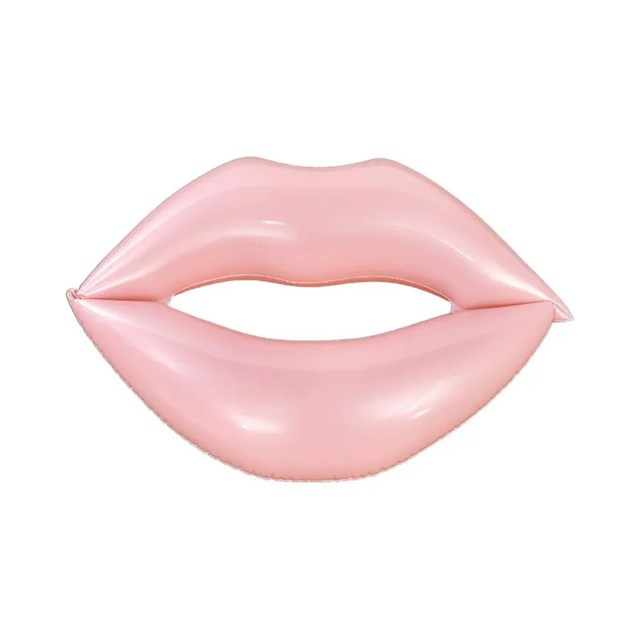 Розовые надувные губы для купания
