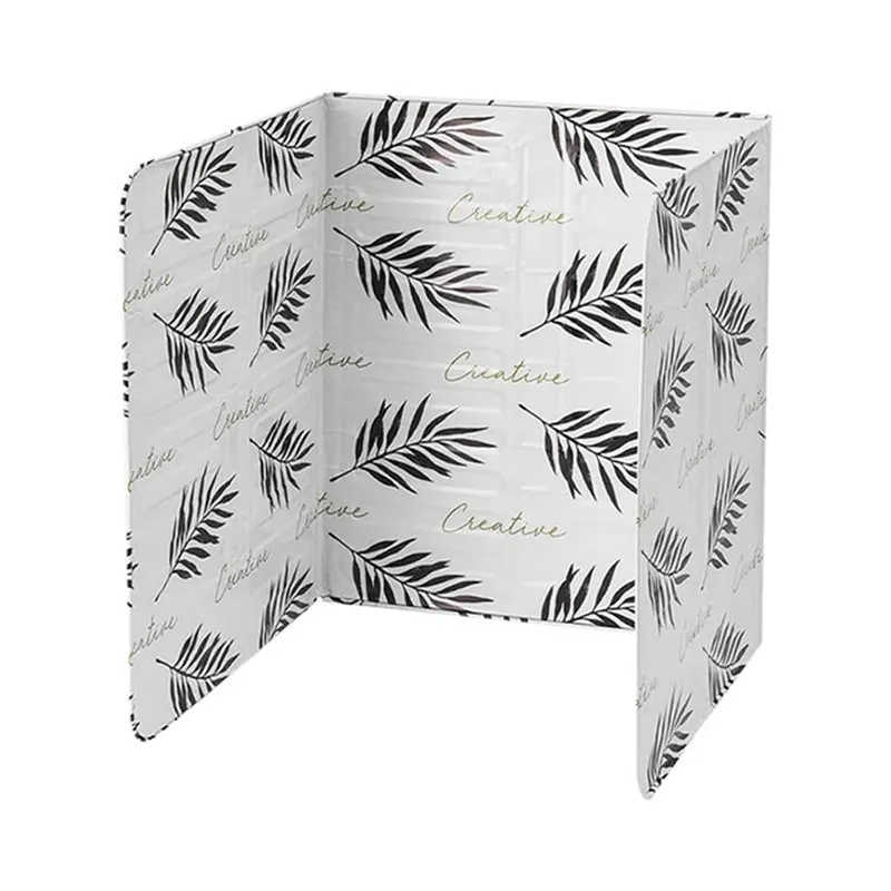 Зищатная заслонка от жира белая