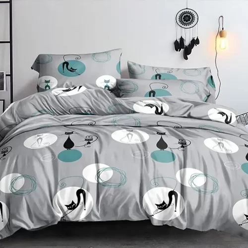 Комплект постельного белья с кошками