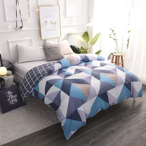 Постельное бельё с геометрическим рисунком