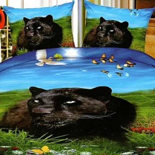 Постельное бельё с пантерой Багирой