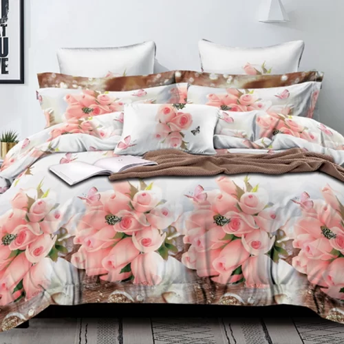 Постельное бельё с розовыми розами