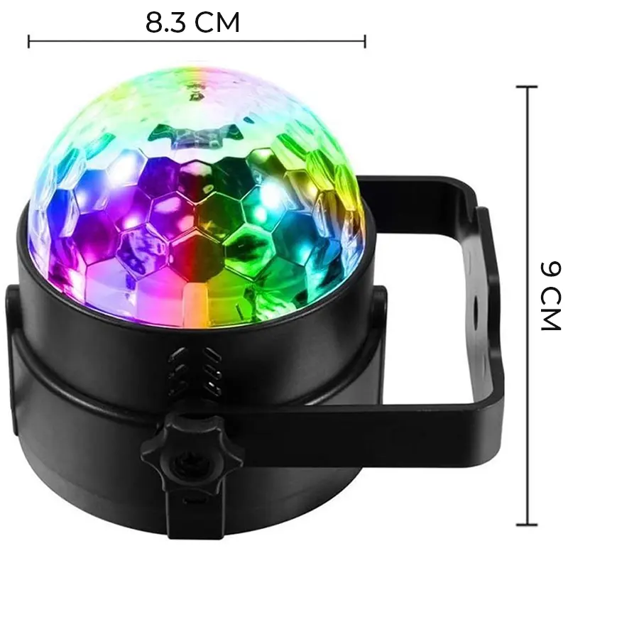 Размеры домашнего дискошара