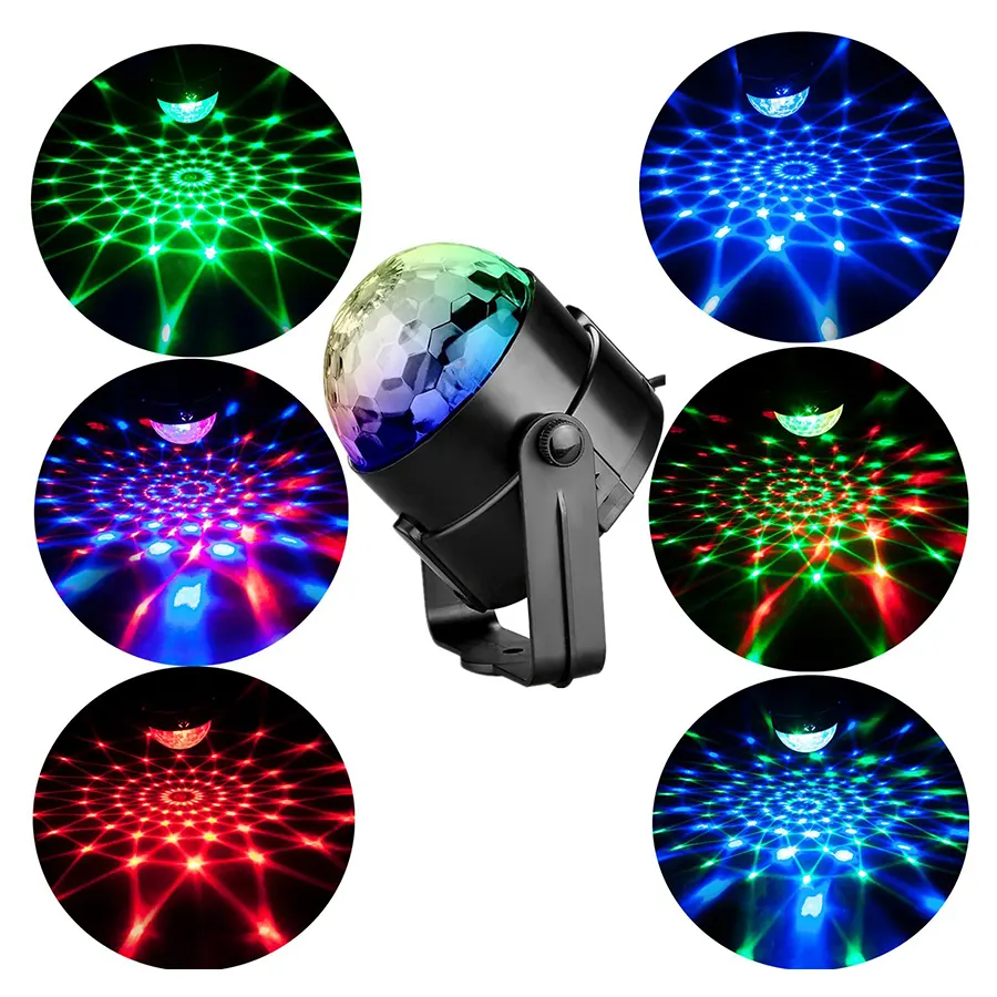 Шесть цветовых эффектов дискошара