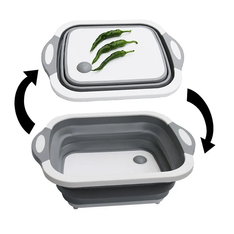 Складная разделочная доска в двух состояниях