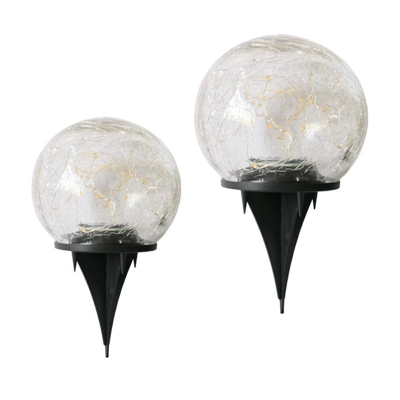 Садовые шары-светильники на солнечных батареях