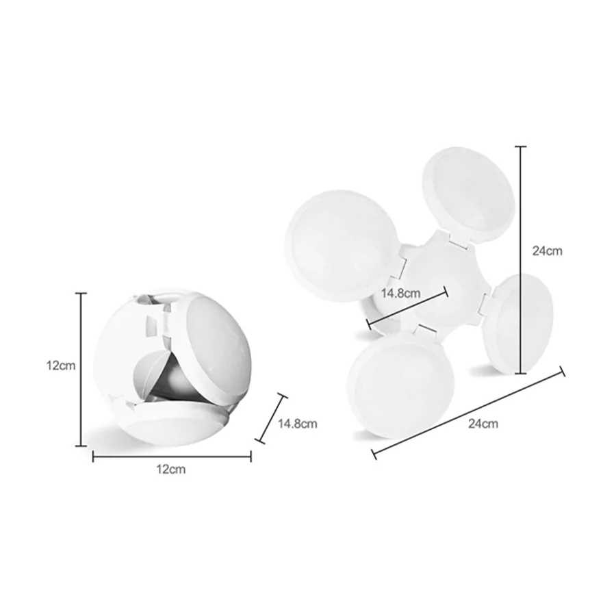 Размеры раскладной лампы