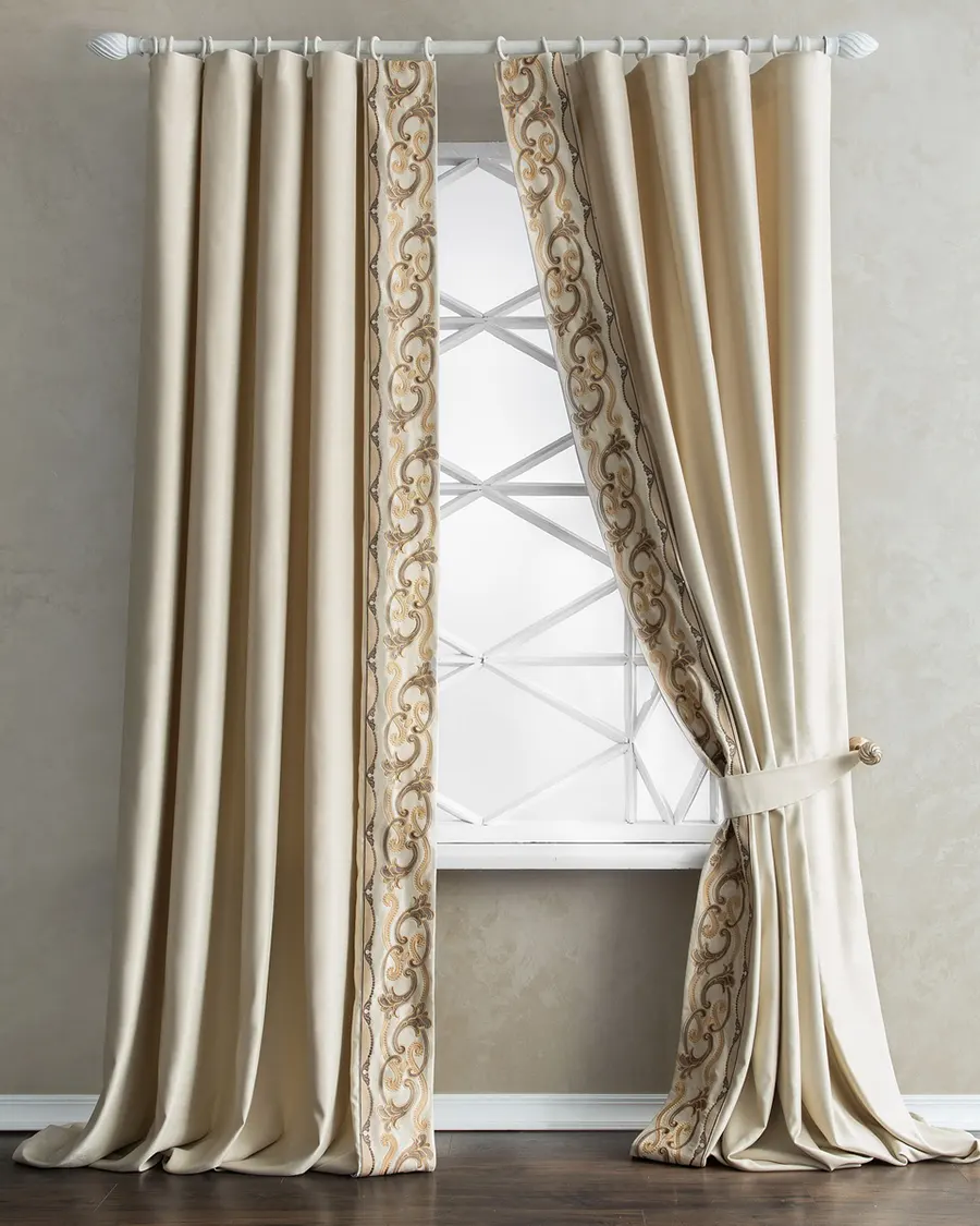 Шторы Валери бежевые
