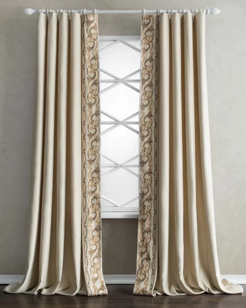 Шторы Валери бежевые