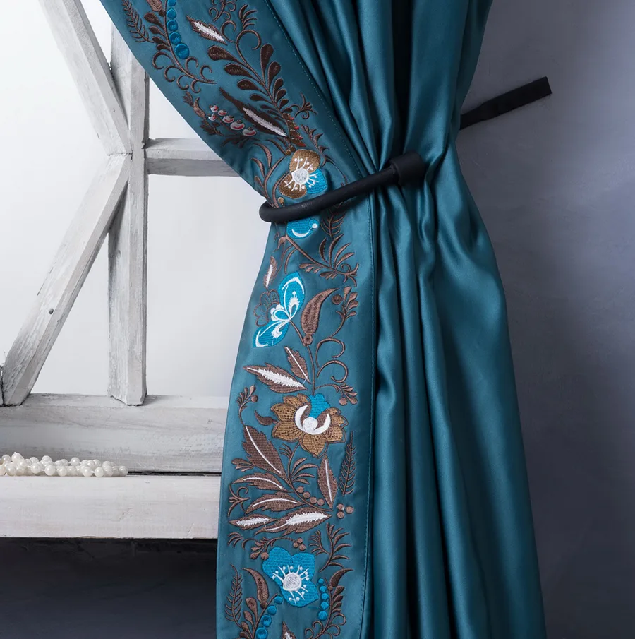 Подхваты для бирюзовых штор Шарлиз