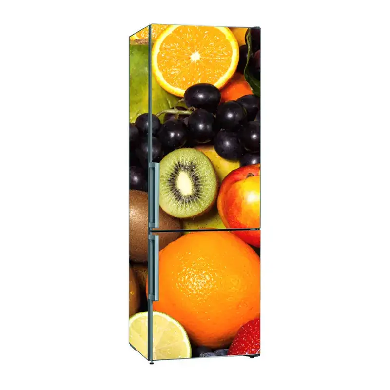 Наклейки на холодильник с фруктами