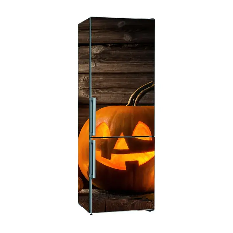 Наклейки на холодильник с фонариком Джека