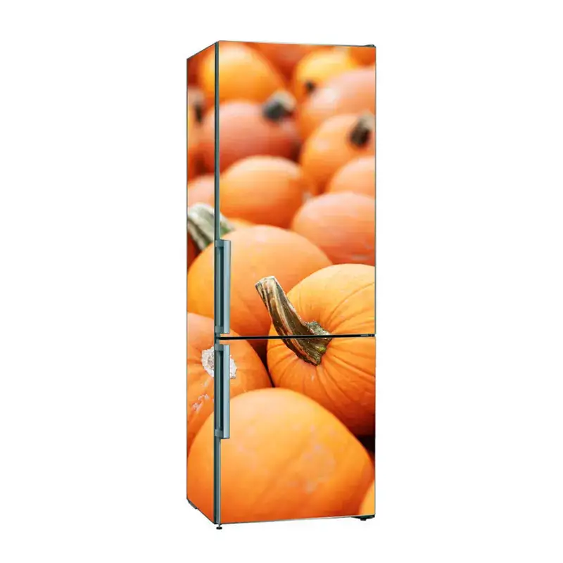 Наклейки на холодильник с тыквами