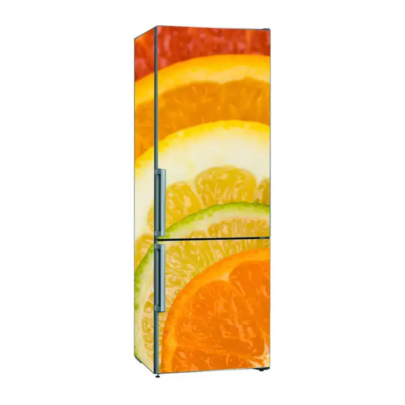 Наклейки на холодильник с цитрусами