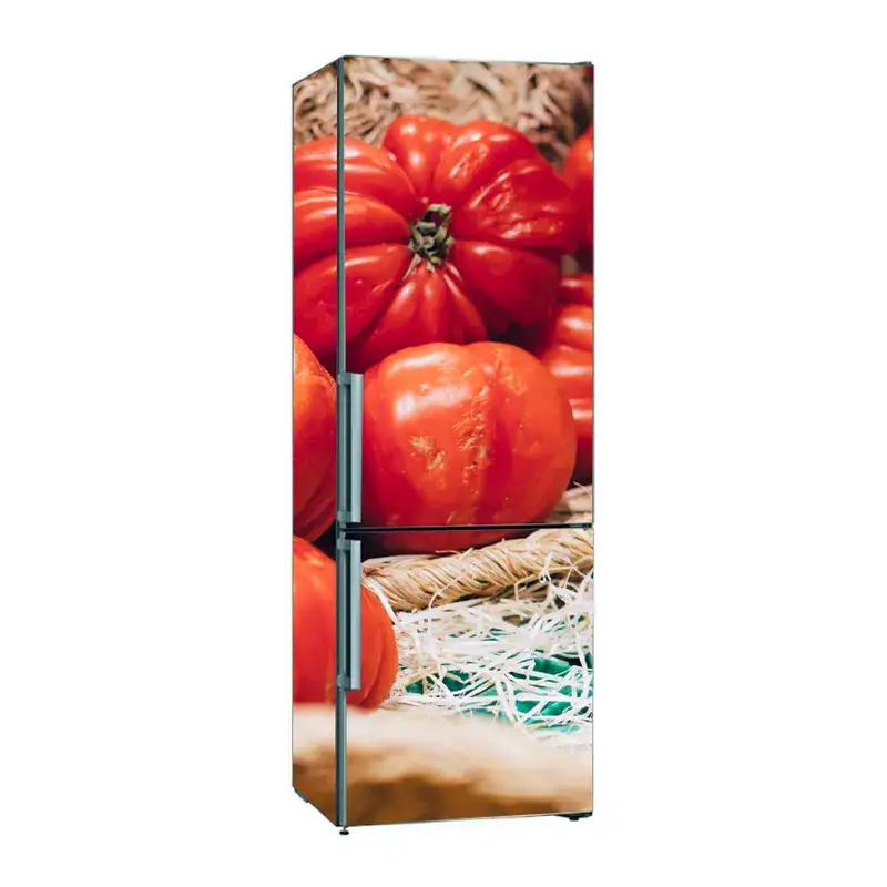 Наклейки на холодильник с помидорами