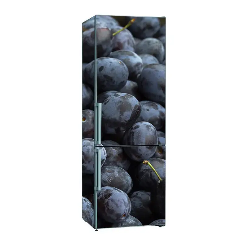 Наклейки на холодильник со сливами