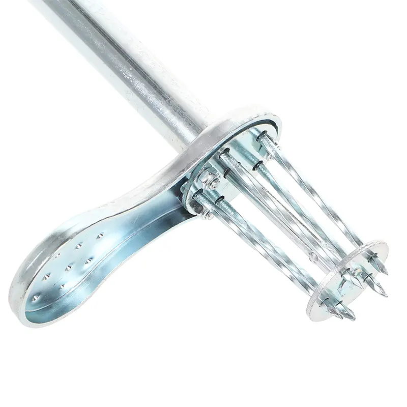 Металические щупы удалителя сорняков в открытом виде