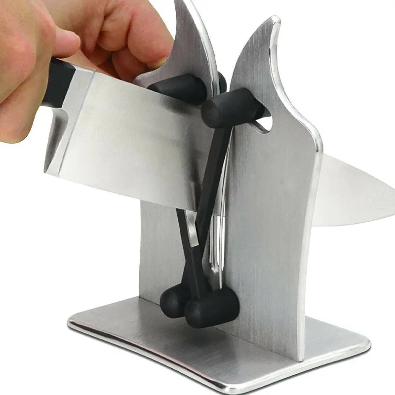 Заточка ножа Сантоку на точилке Japan Steel