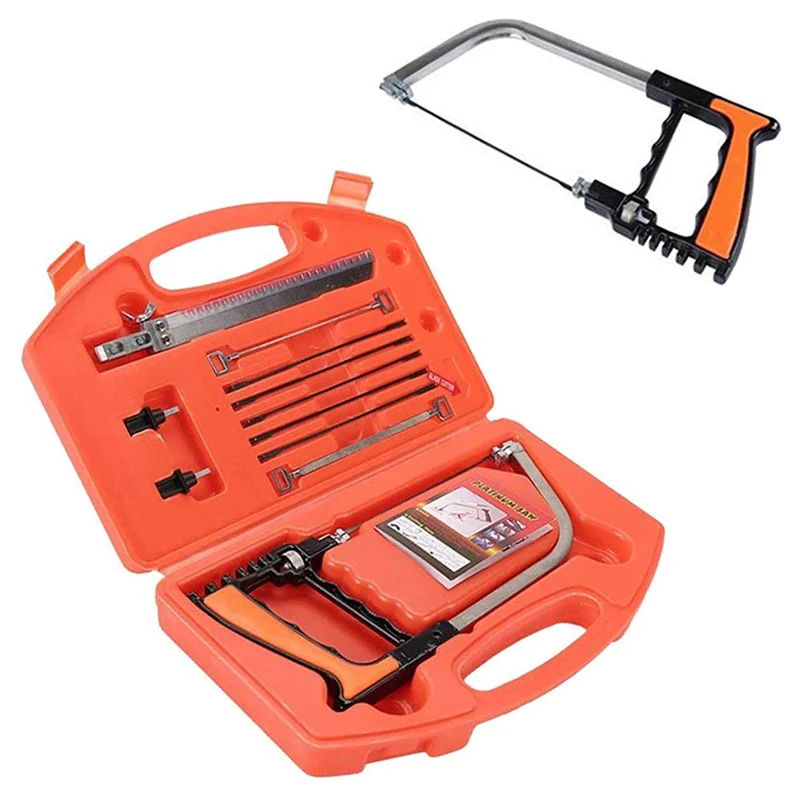 Оранжевый кейс и набор съёмных лезвий для многофункциональной пилы