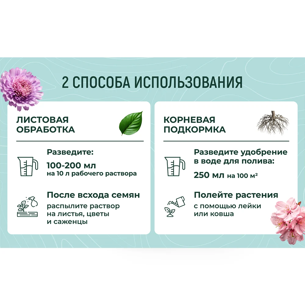 Способы использования удобрения Ervita