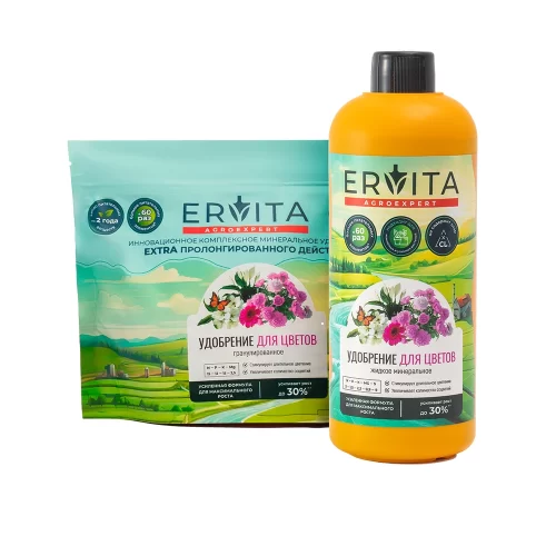 Удобрение Ervita: жидкое и гранулированное