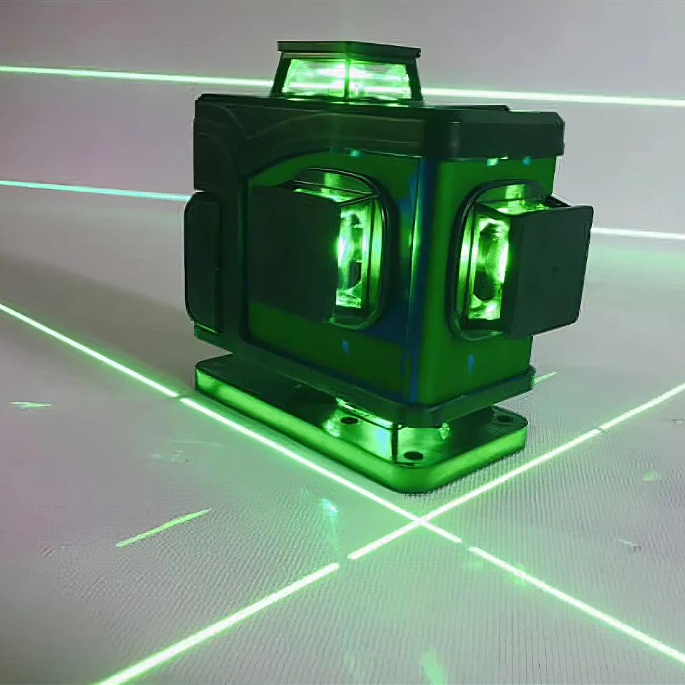 Зелёные лазерные линии профессионального нивелира