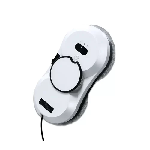 Робот мойщик окон белый с чёрным шнуром