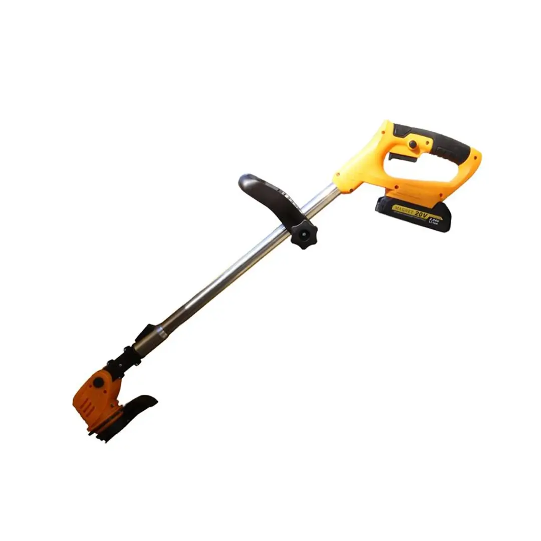 Сложенная телескопическая рукоятка беспроводного триммера DeWalt